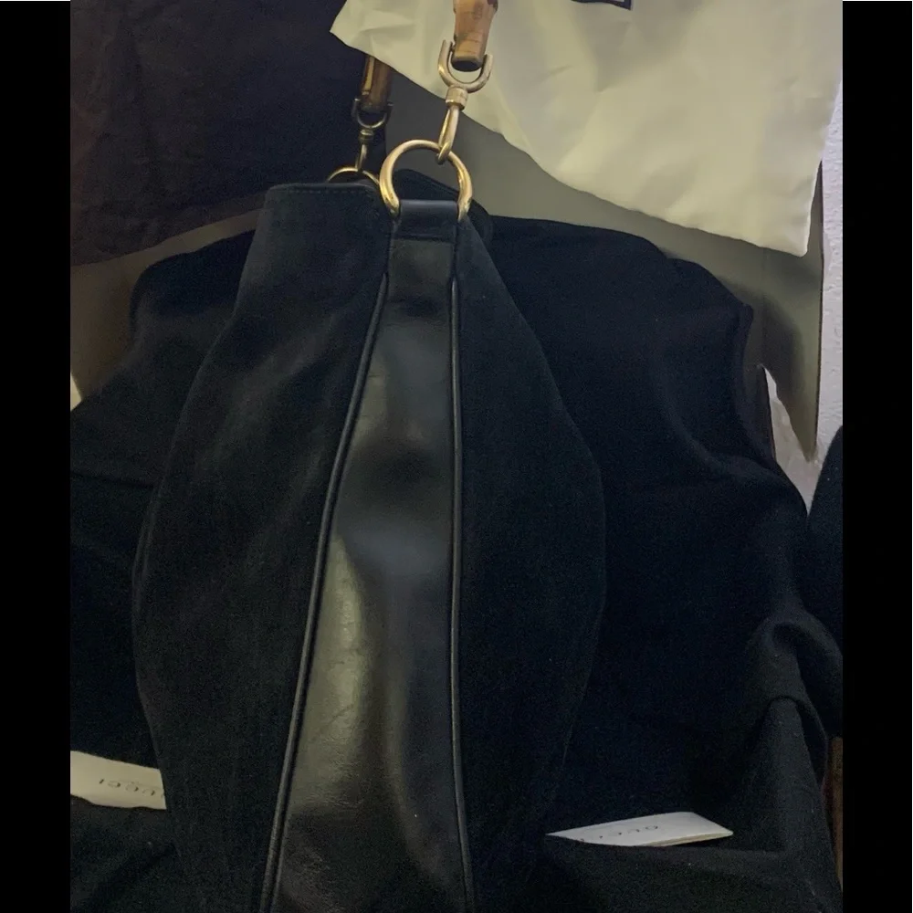Gucci bamboo Preloved authentic gucci 2 way bamboo hobo bag - Picture 2 of 13